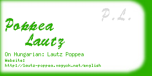 poppea lautz business card